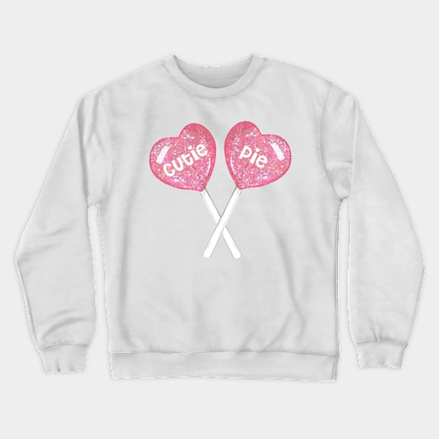 Cutie Pie Lollipops Crewneck Sweatshirt by RoserinArt